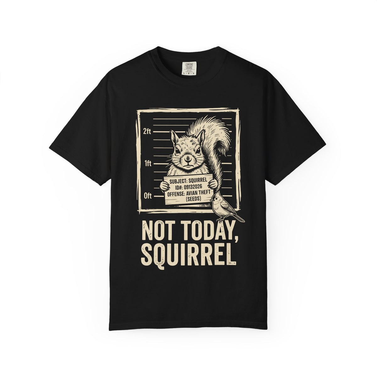 Squirrel Mugshot T-shirt